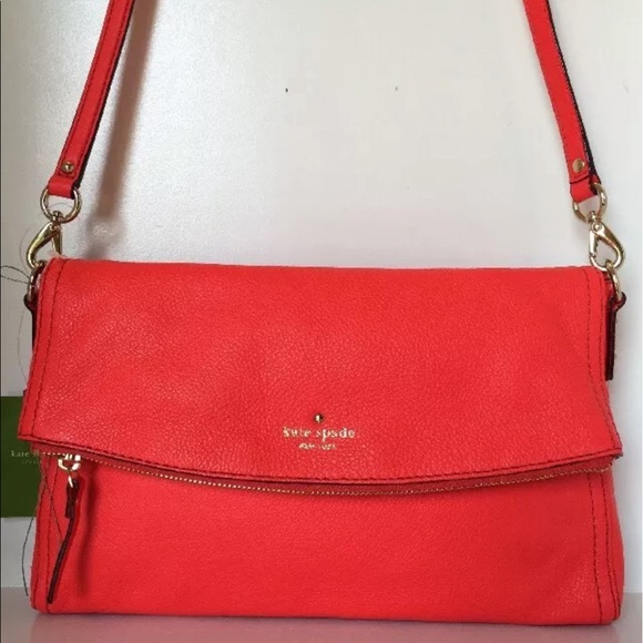 Kate Spade Carson Cobble Hill Geranium LeatherGold